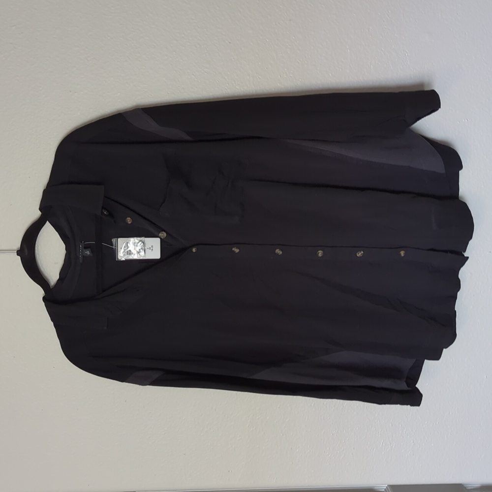 Collared shirt with ribbed details